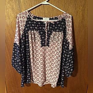 Loft Multi-Colored Top